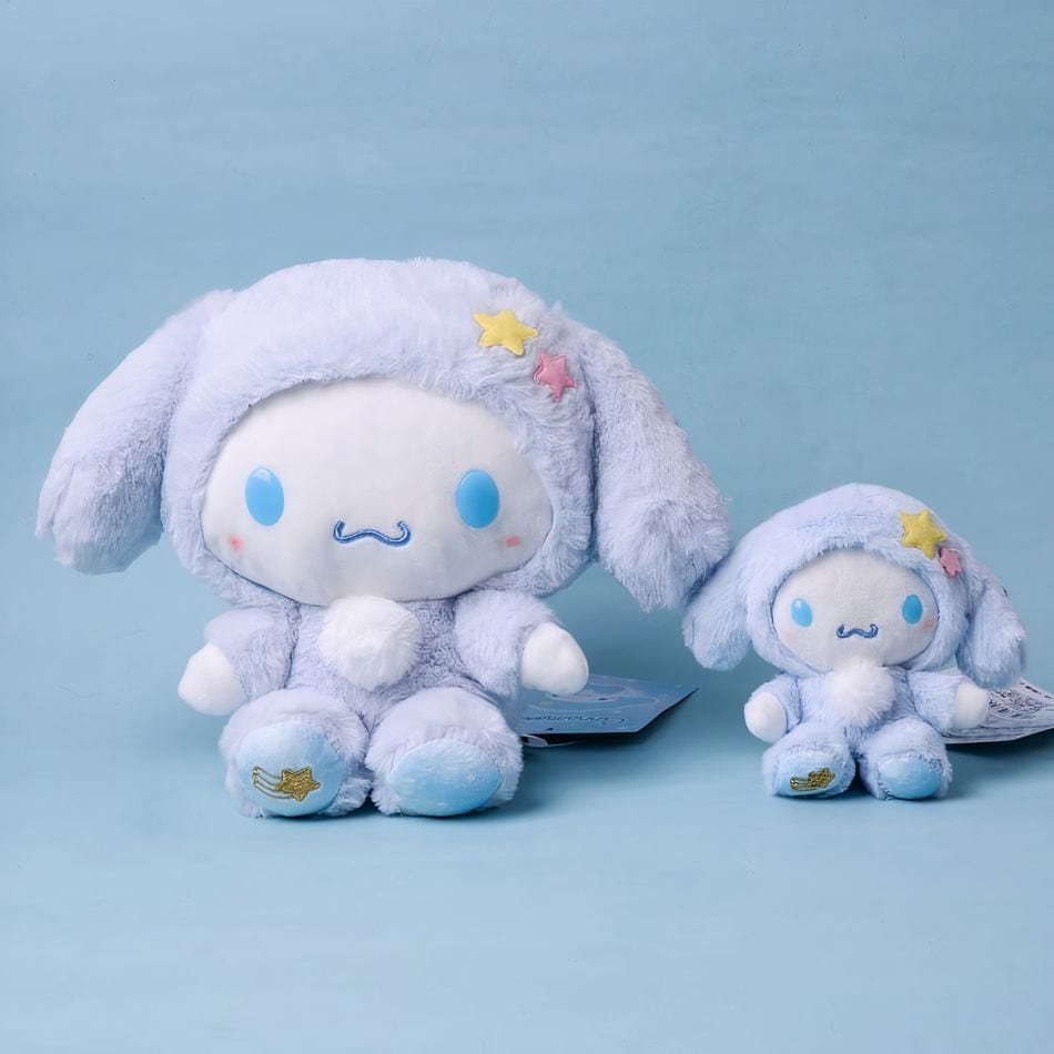 La Peluche 15cm / Bleu Peluche Hello Kitty habillée