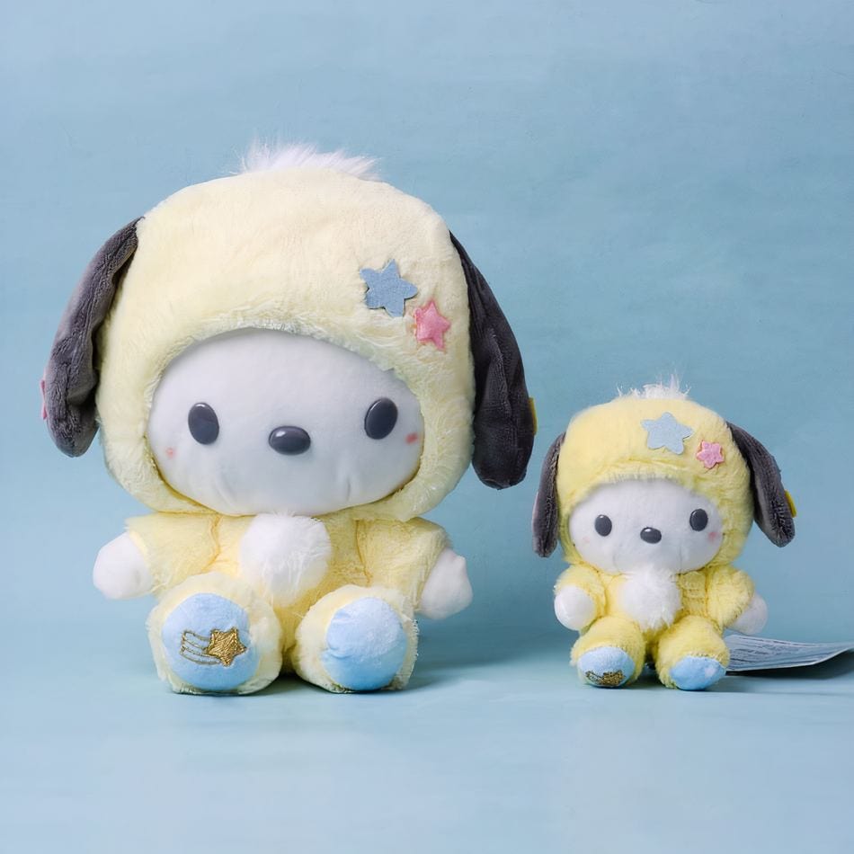 La Peluche 15cm / Jaune Peluche Hello Kitty habillée