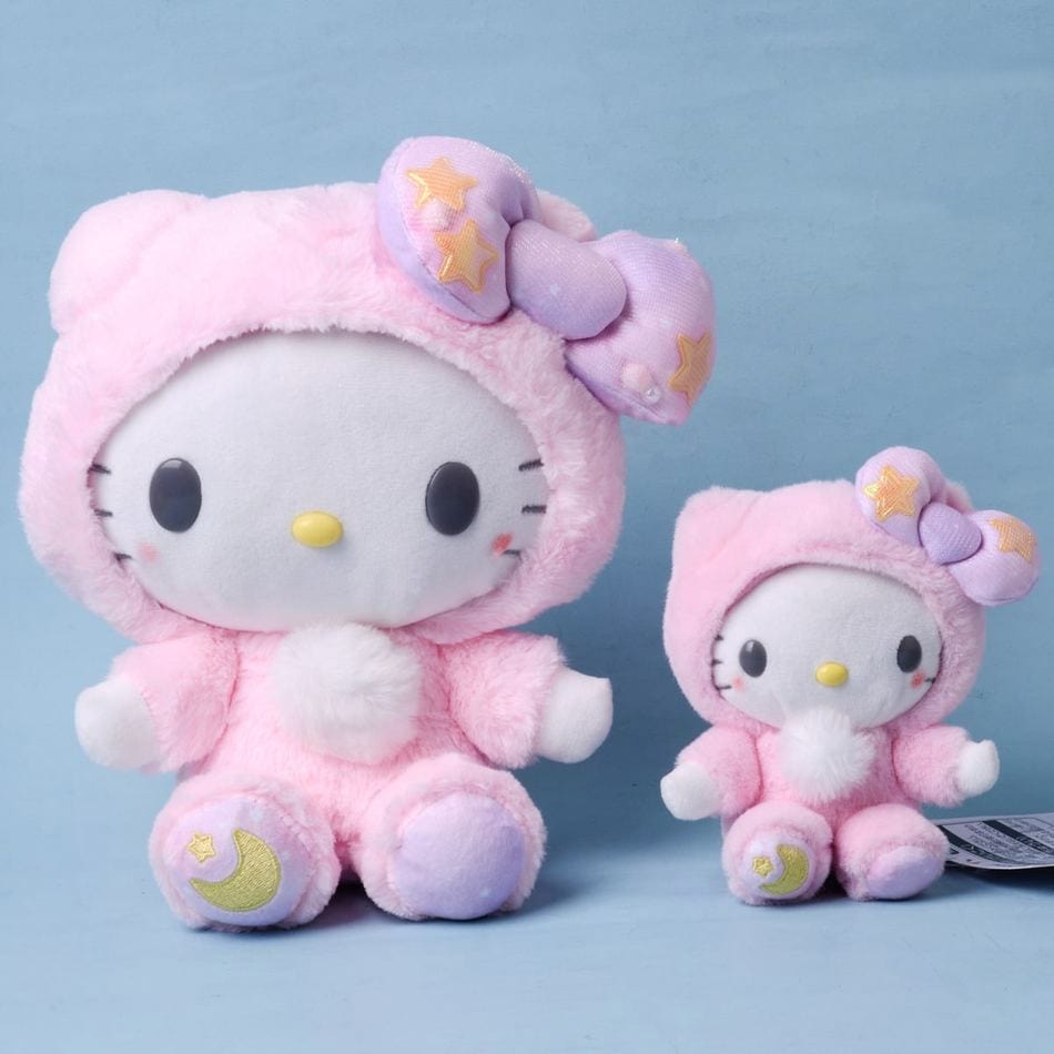 La Peluche 15cm / Rose Peluche Hello Kitty habillée