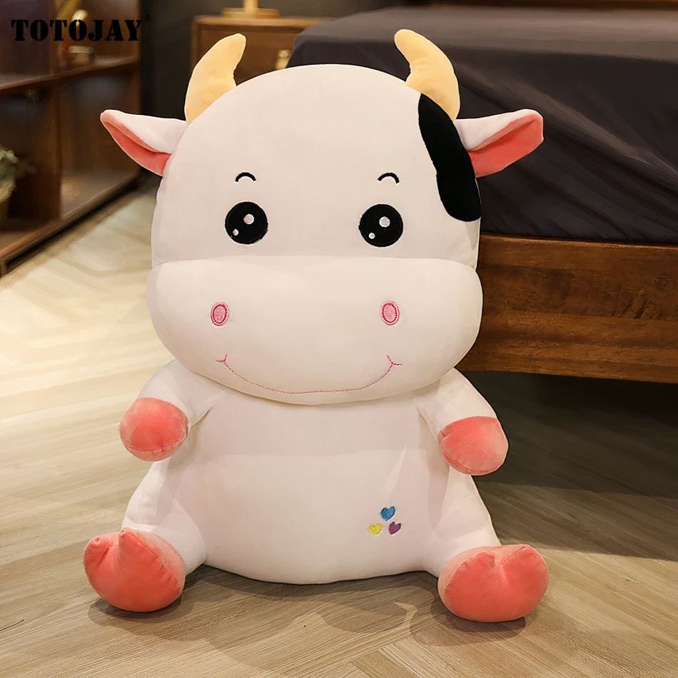 La Peluche 25cm / Blanc Peluche vache adorable enfant