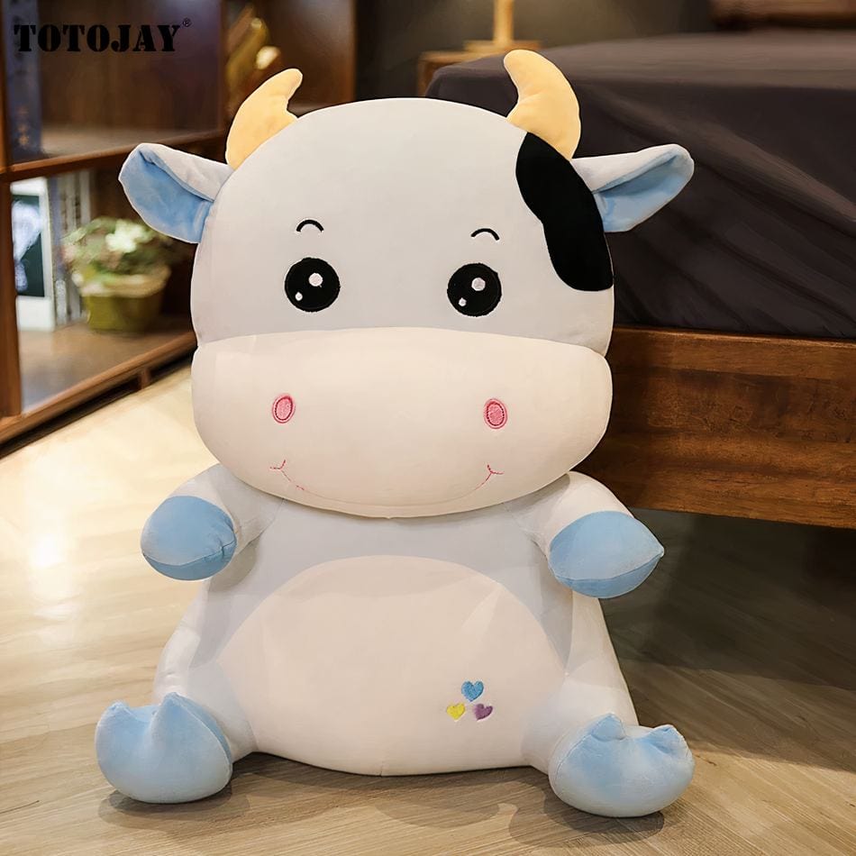 La Peluche 25cm / Bleu Peluche vache adorable enfant