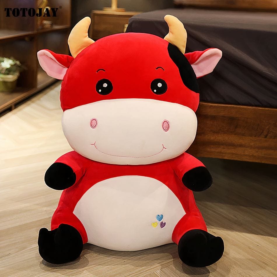 La Peluche 25cm / Rouge Peluche vache adorable enfant