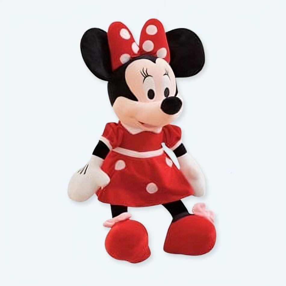 La Peluche 30cm Peluche Minnie Mouse rouge