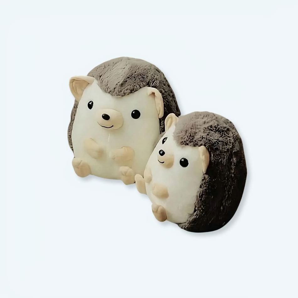 La Peluche 35cm Peluche hérisson marron