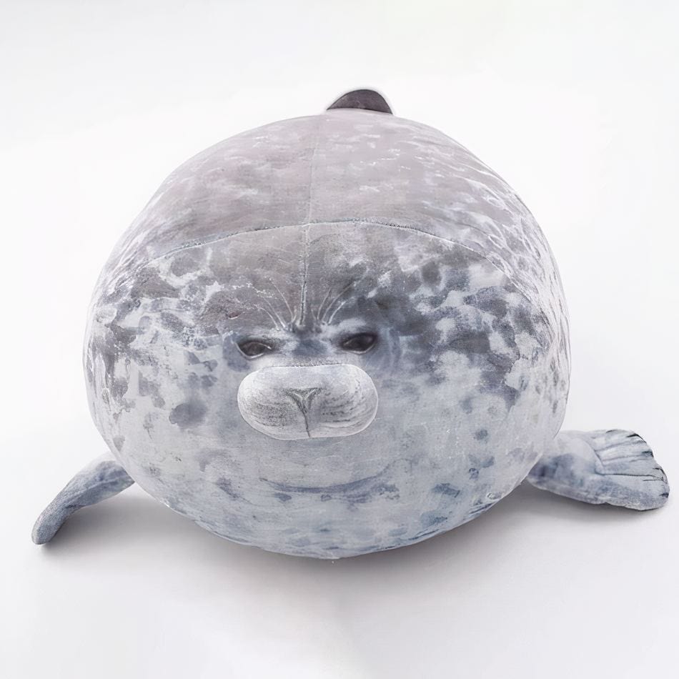 La Peluche 40cm / Gris Peluche oreiller phoque