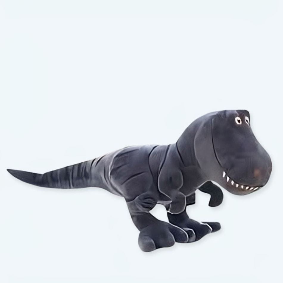 La Peluche 40cm Peluche tyrannosaure grise