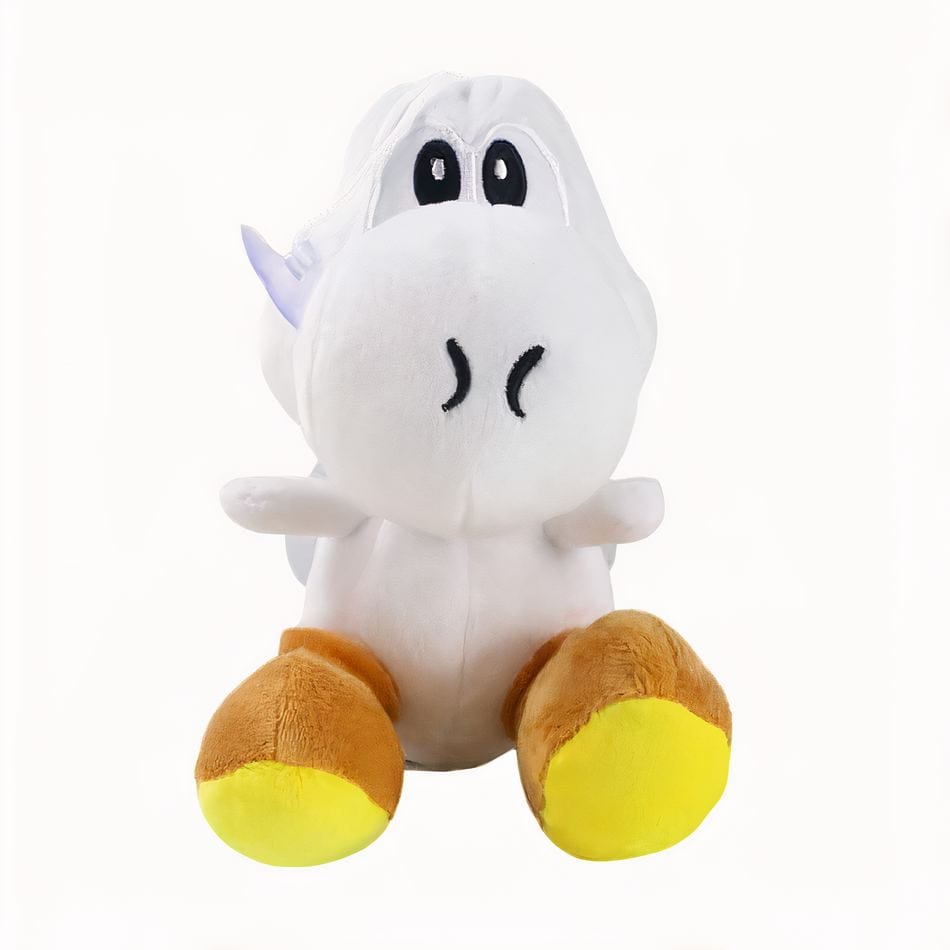 La Peluche Blanc Peluche dinosaure Yoshi de Mario