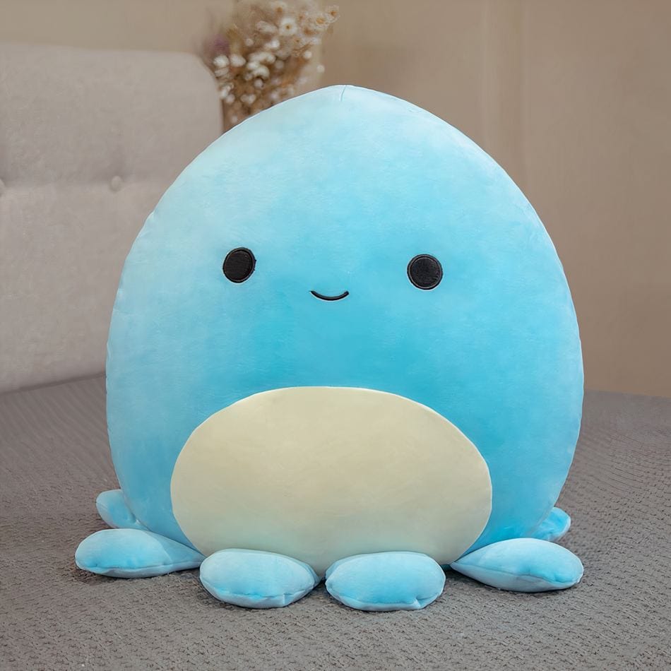 La Peluche Bleu / 25cm Peluche pieuvre oreiller agréable