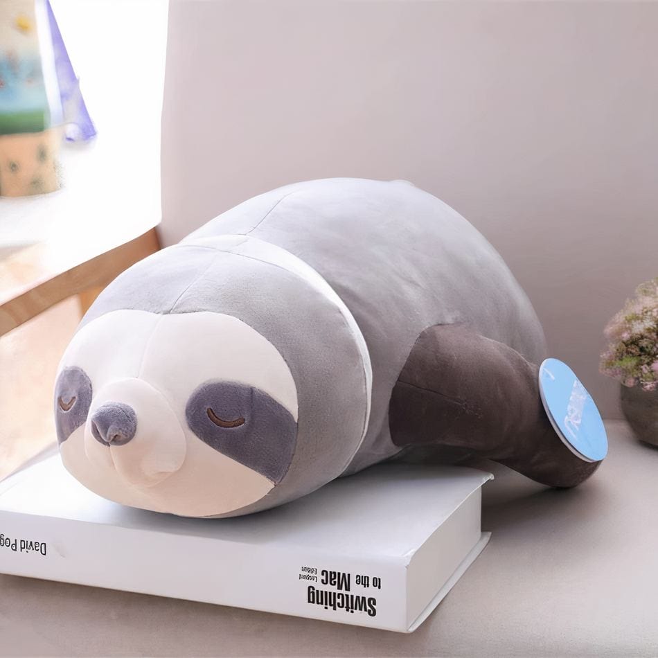 La Peluche Gris / 65cm Peluche paresseux coussin enfant