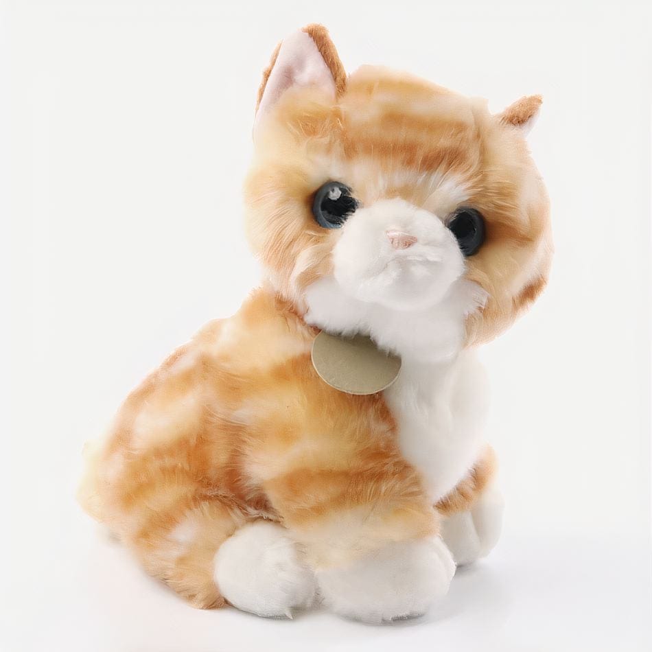 La Peluche Jaune Peluche chaton tout doux