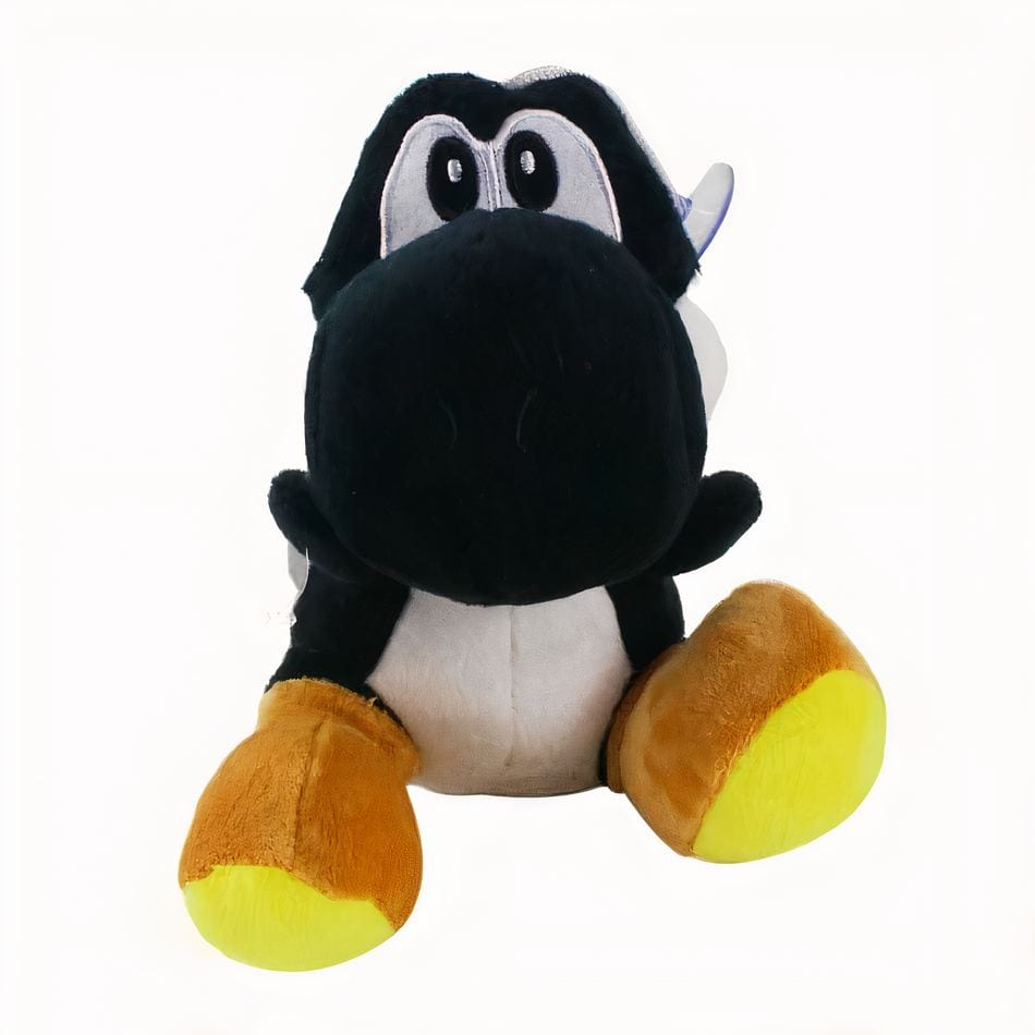 La Peluche Noir Peluche dinosaure Yoshi de Mario