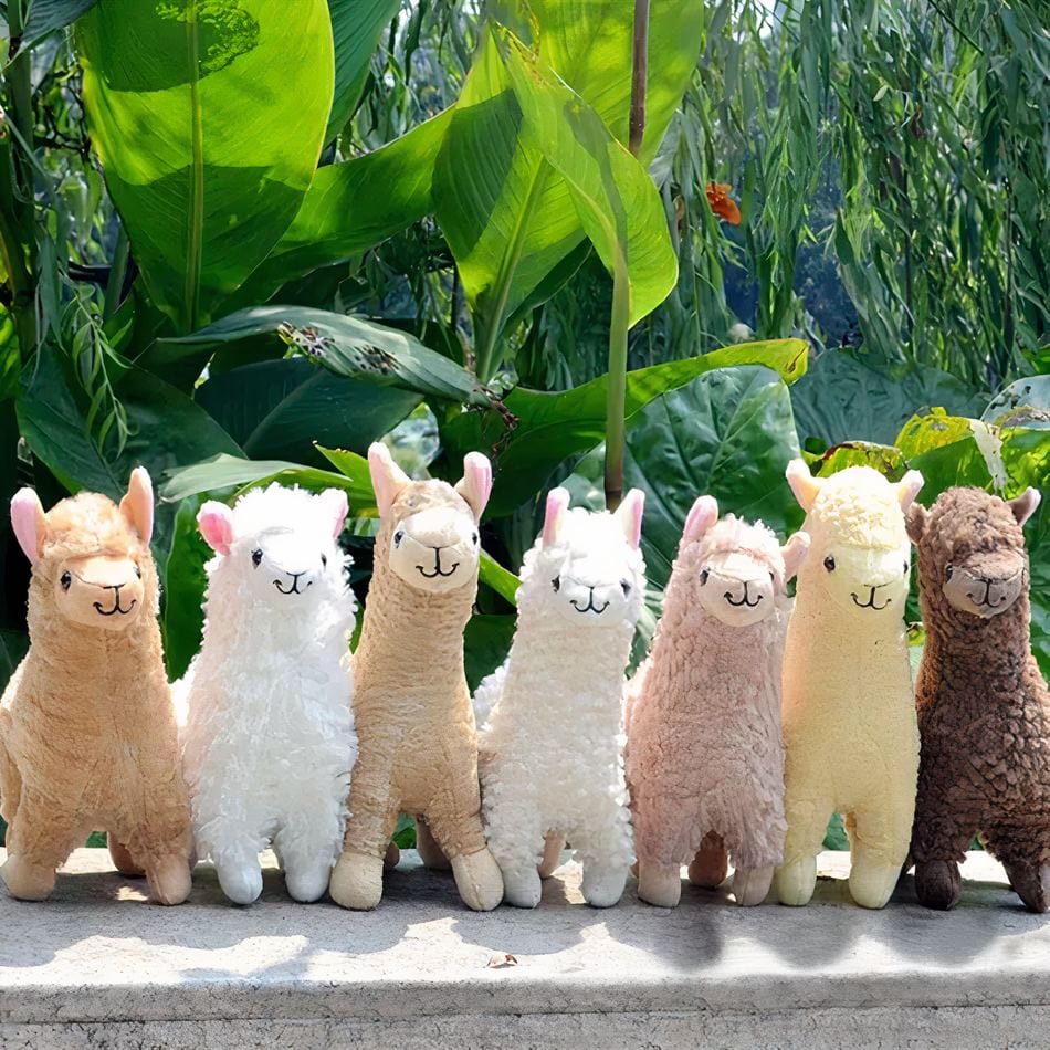 La Peluche Peluche alpaga à poils longs
