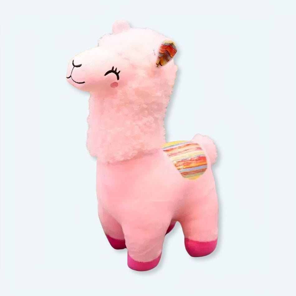 La Peluche Peluche alpaga souriant