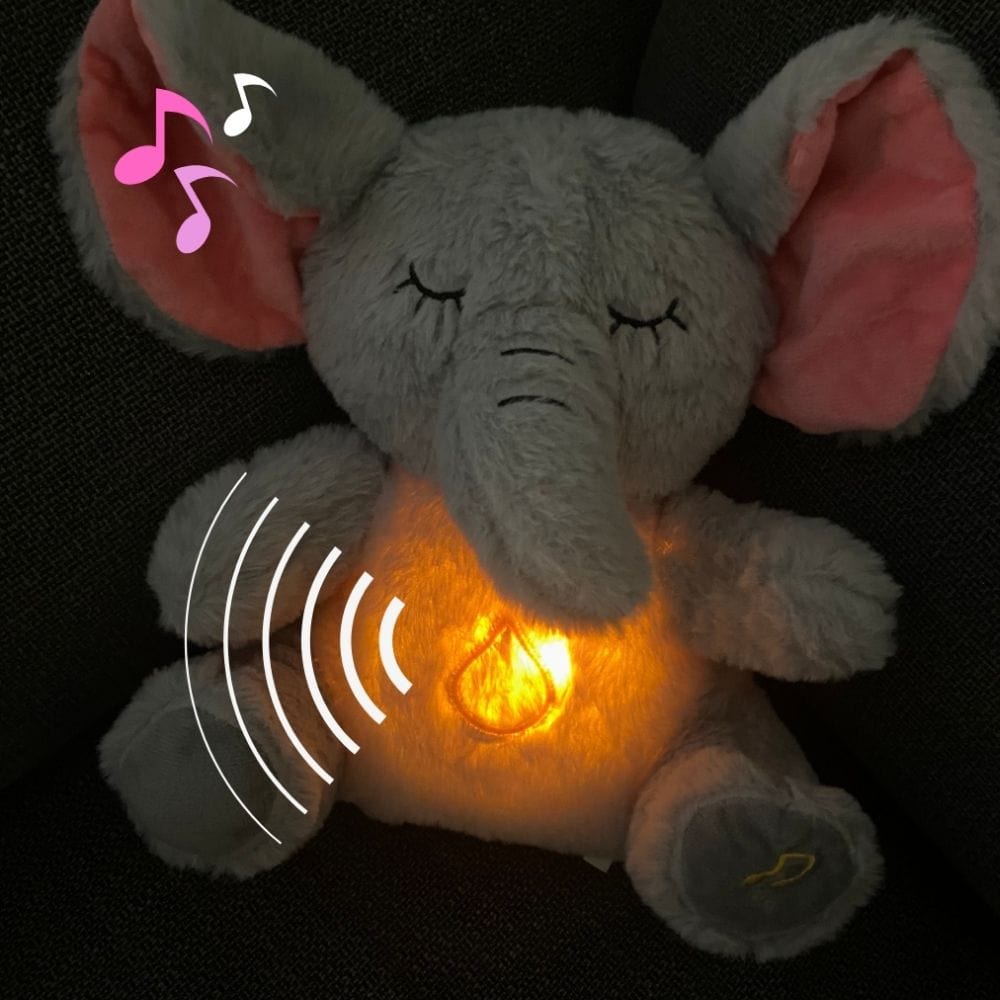 La Peluche Peluche apaisante éléphant respirante