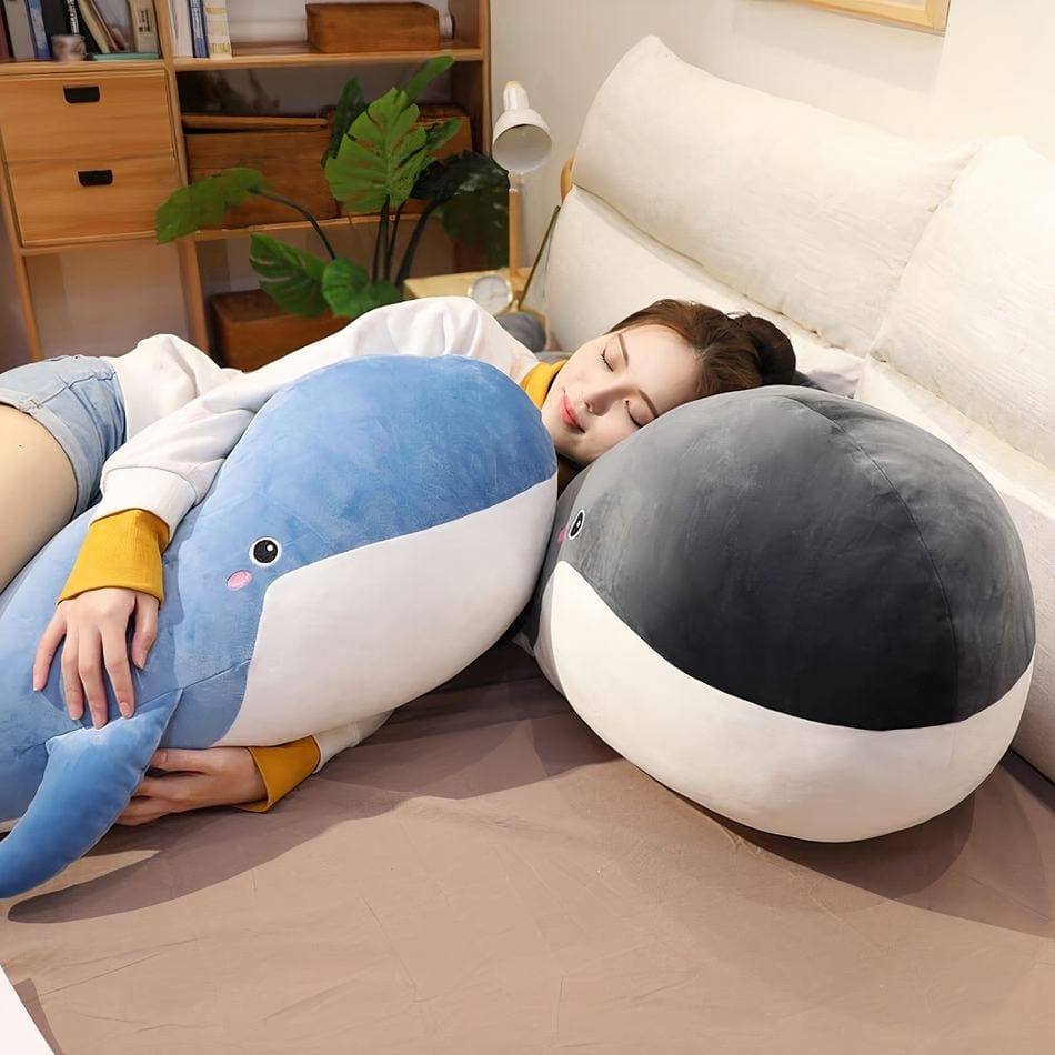 La Peluche Peluche Baleine géante bleue