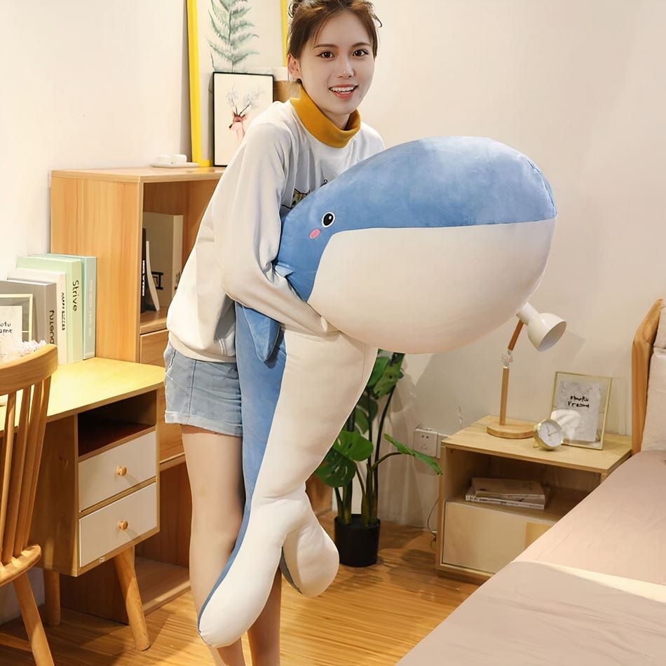 La Peluche Peluche Baleine géante bleue