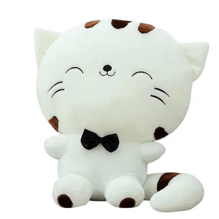 La Peluche Peluche bébé chat blanc