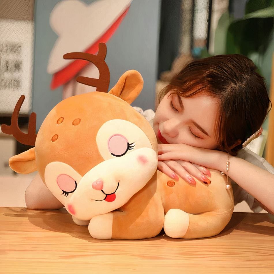La Peluche Peluche cerf endormie