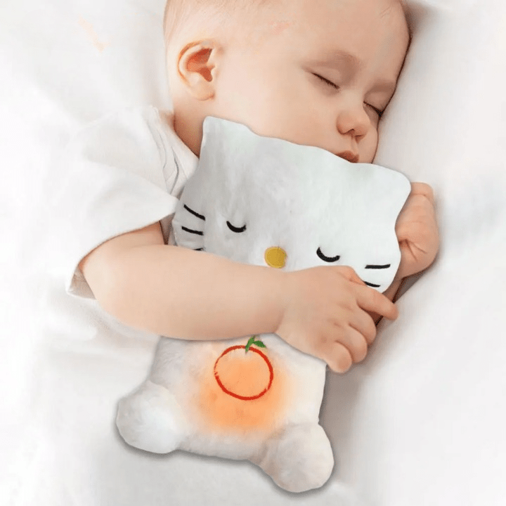 La Peluche Peluche chat respirant avec berceuse