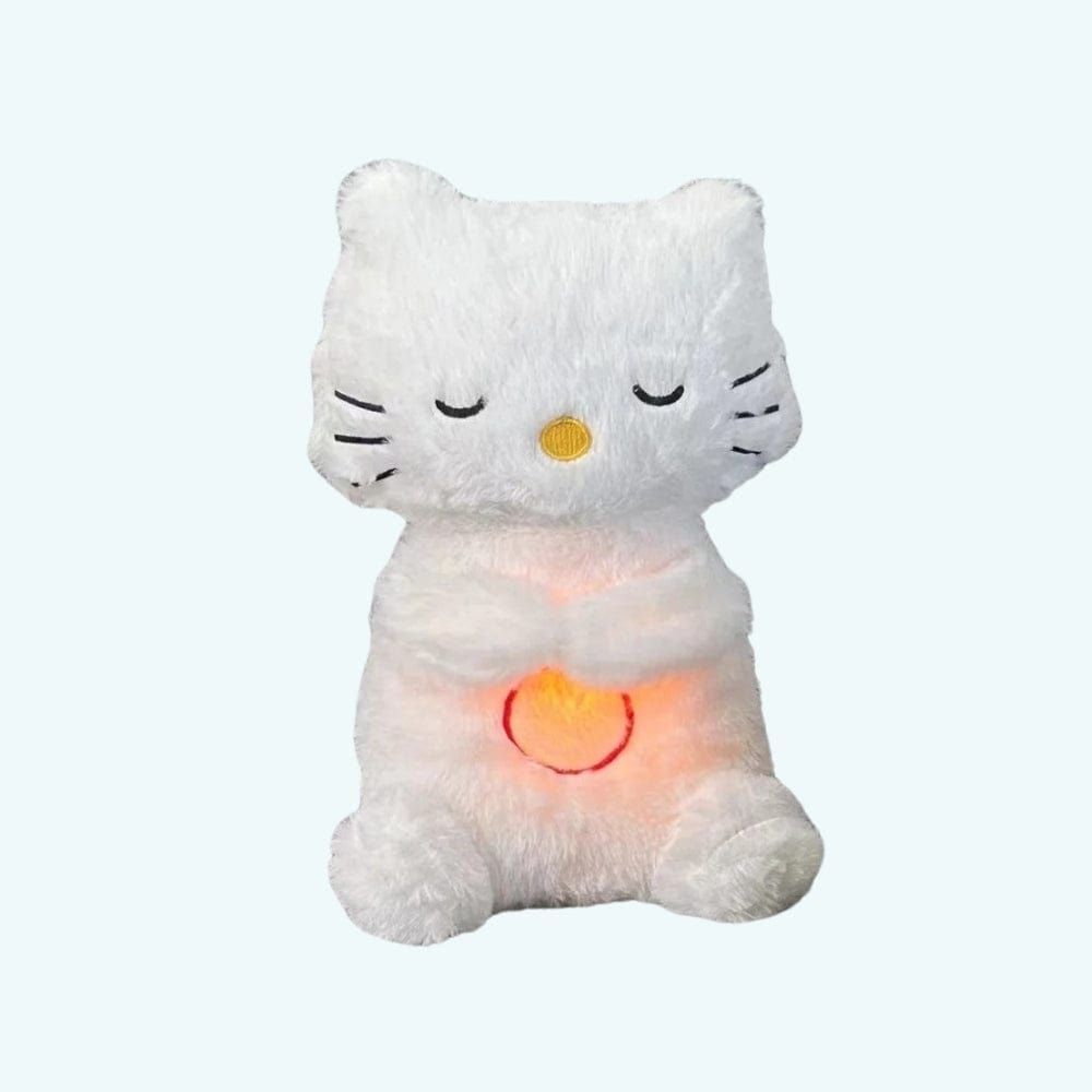 La Peluche Peluche chat respirant avec berceuse