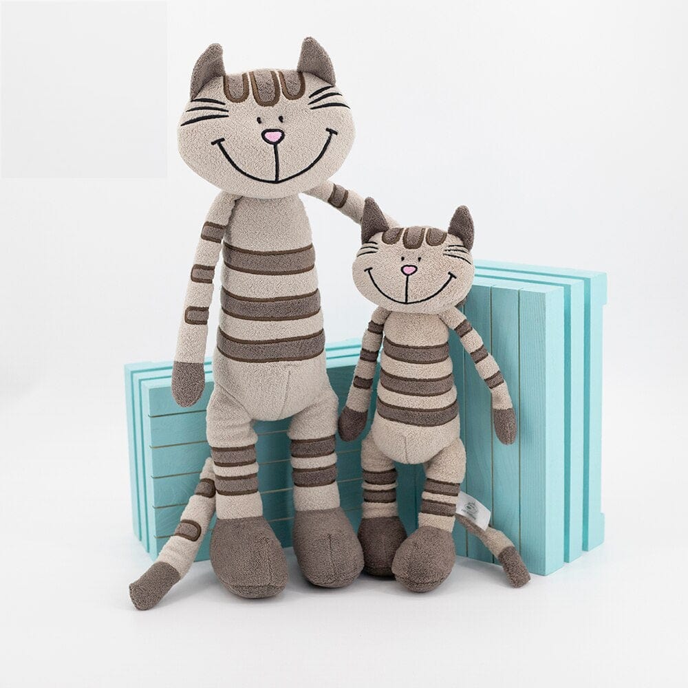 La Peluche Peluche chaton gris tigré