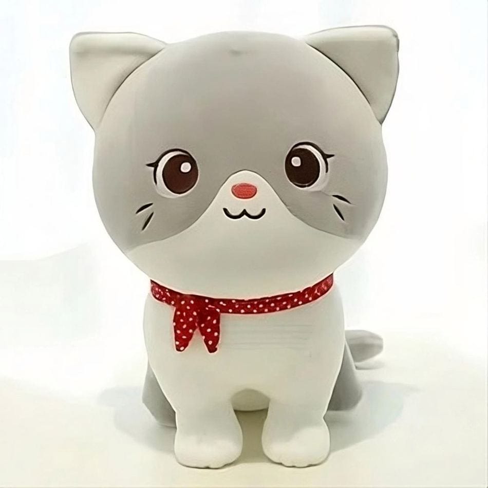La Peluche Peluche chaton mignon avec lacet