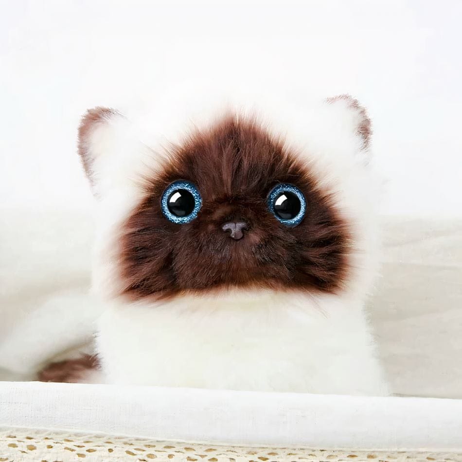 La Peluche Peluche chaton siamois