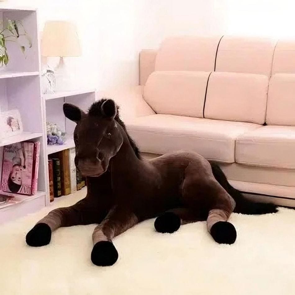 La Peluche Peluche cheval marron