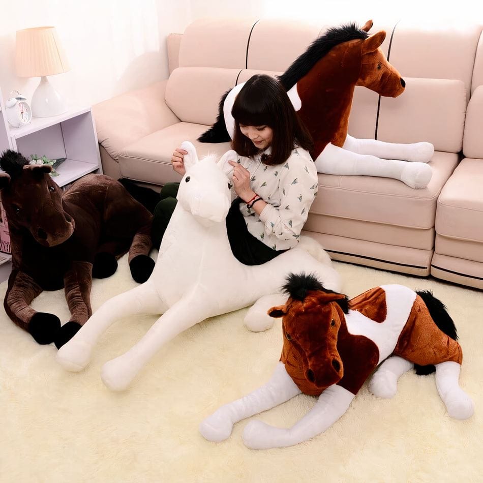 La Peluche Peluche cheval marron