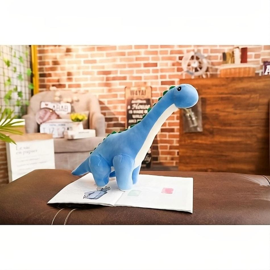La Peluche Peluche dinosaure bleu