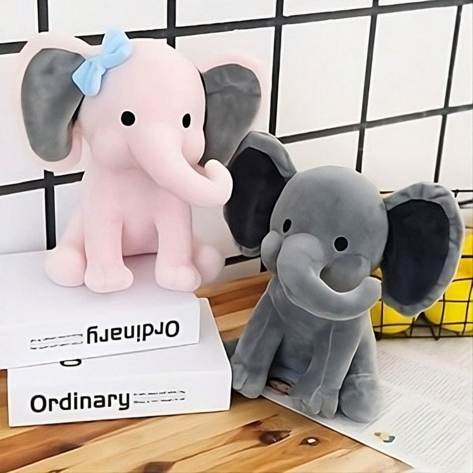 La Peluche Peluche éléphant colorée
