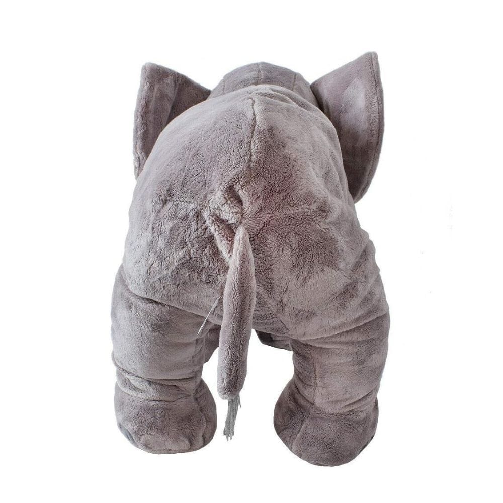 La Peluche Peluche éléphant oreiller grise