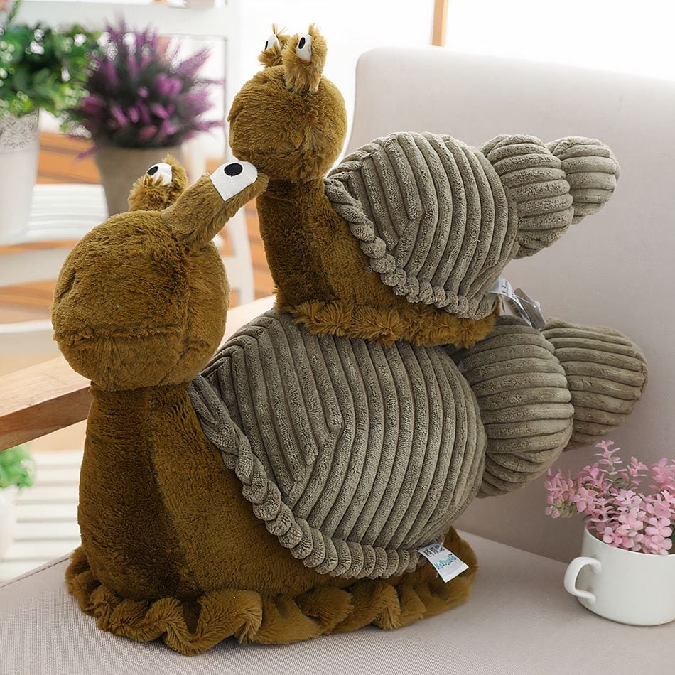 La Peluche Peluche escargot vert