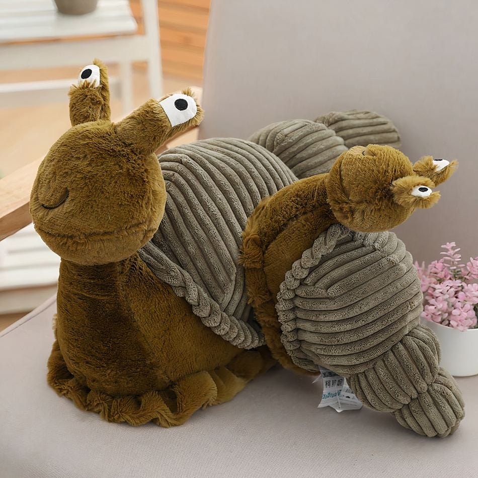 La Peluche Peluche escargot vert