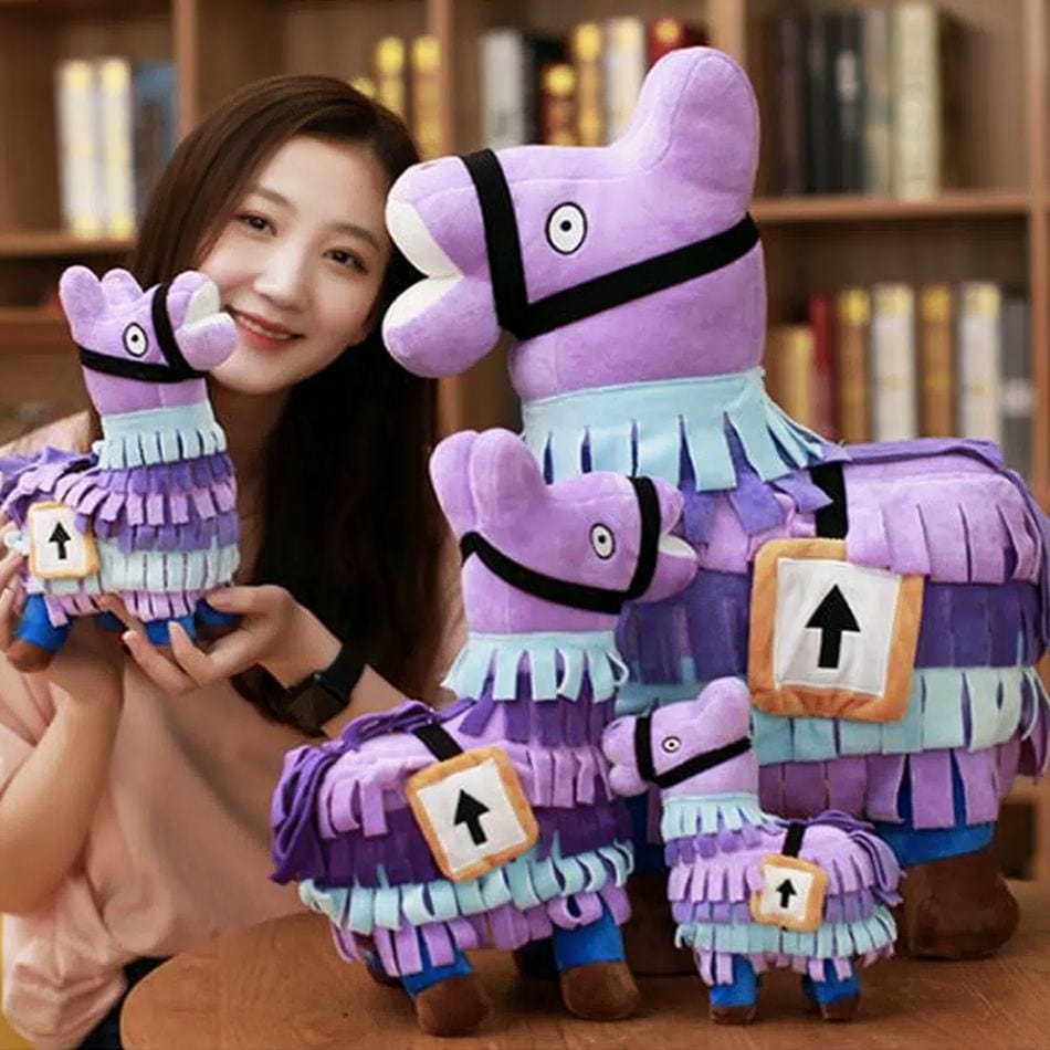 La Peluche Peluche Fortnite alpaga violet