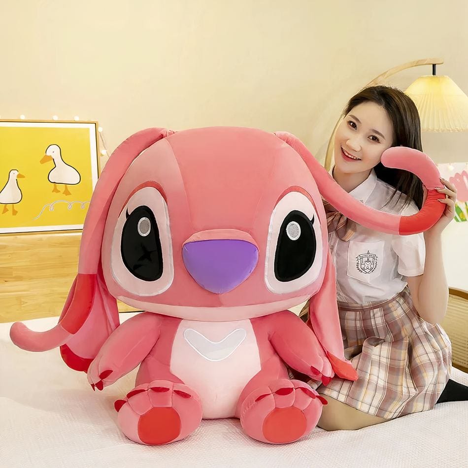 La Peluche Peluche géante Angel rose