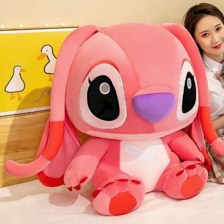 La Peluche Peluche géante Angel rose