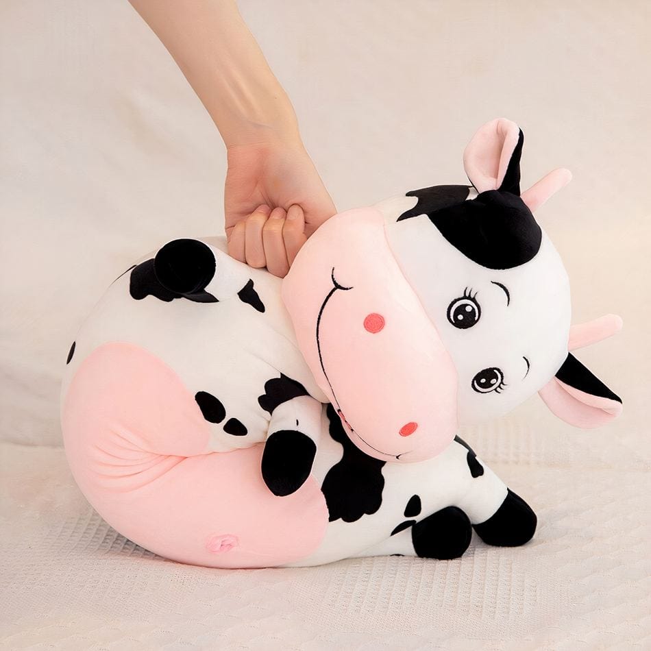 La Peluche Peluche géante vache mouchetée