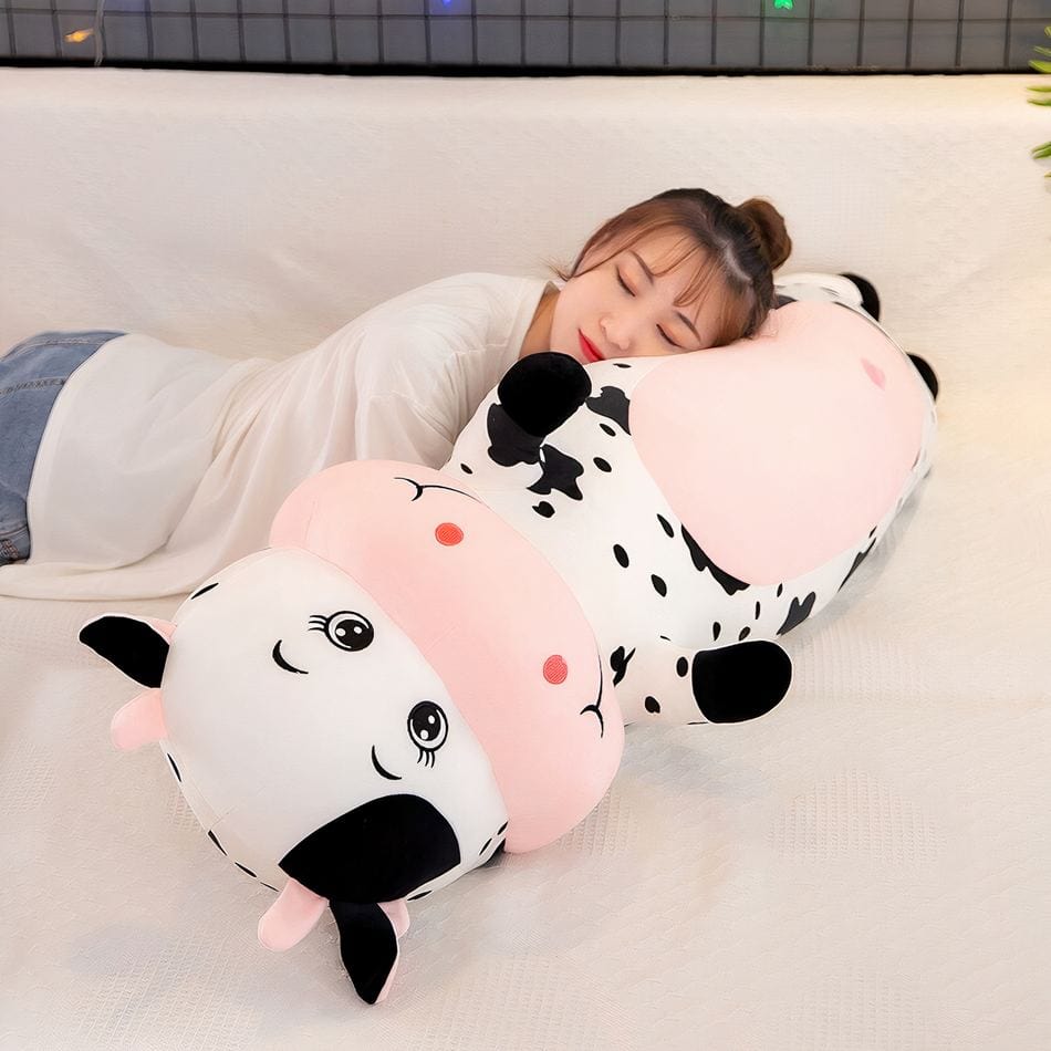 La Peluche Peluche géante vache mouchetée