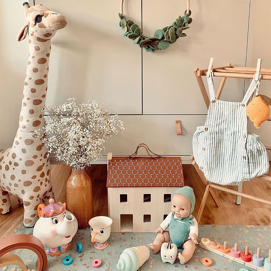 La Peluche Peluche girafe soyeuse