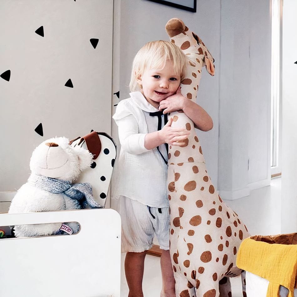 La Peluche Peluche girafe soyeuse