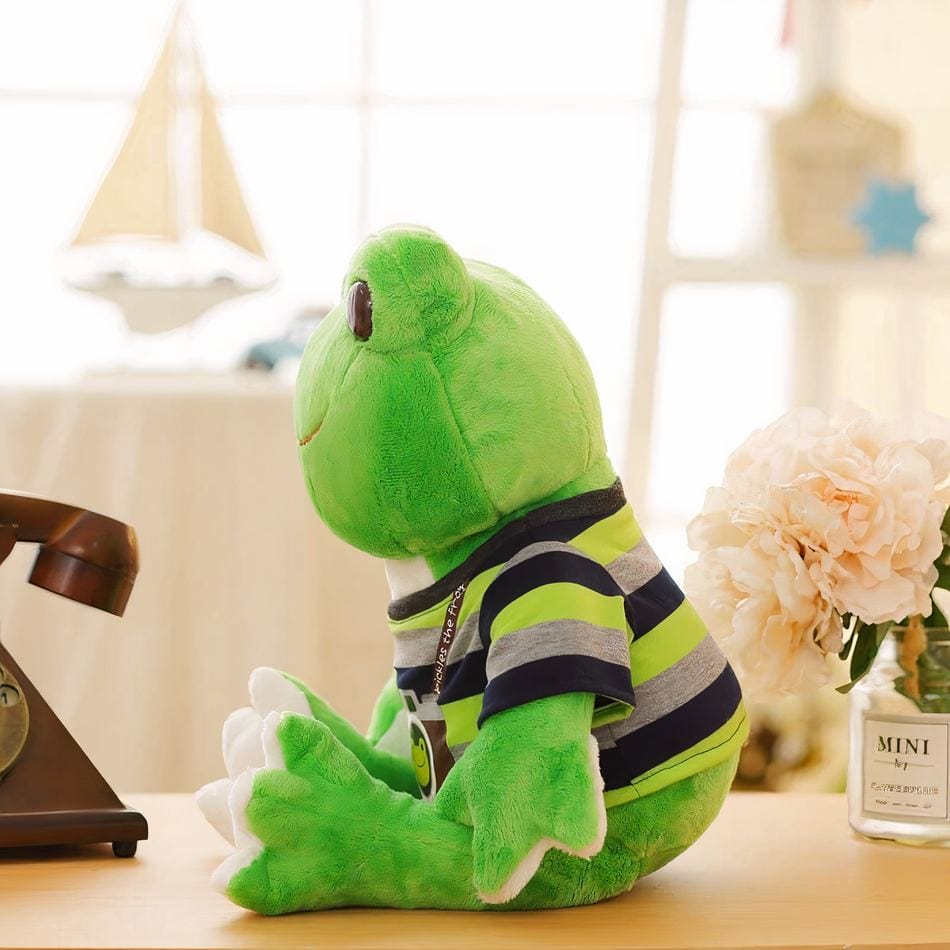 La Peluche Peluche grenouille photographe
