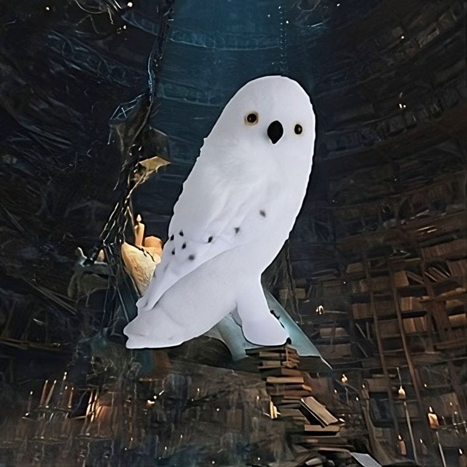 La Peluche Peluche Hedwige de Harry Potter