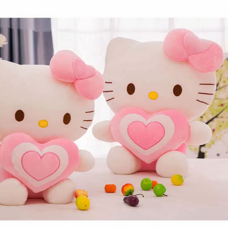 La Peluche Peluche Hello Kitty cœur