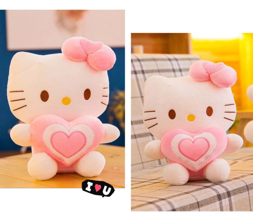 La Peluche Peluche Hello Kitty cœur