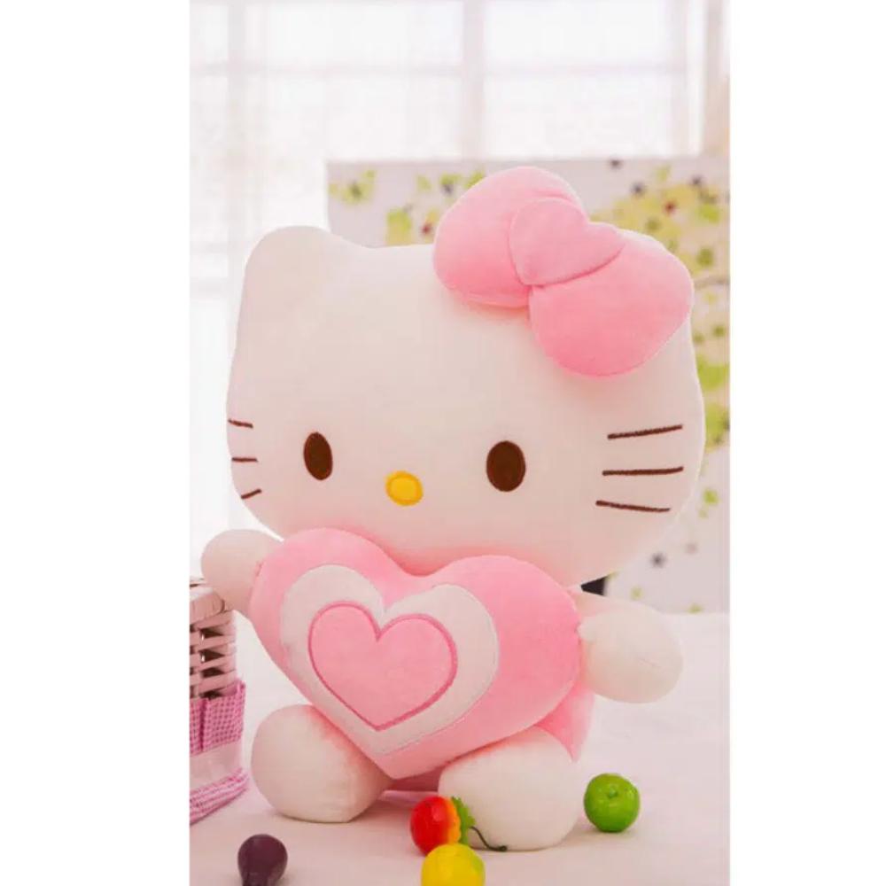 La Peluche Peluche Hello Kitty cœur