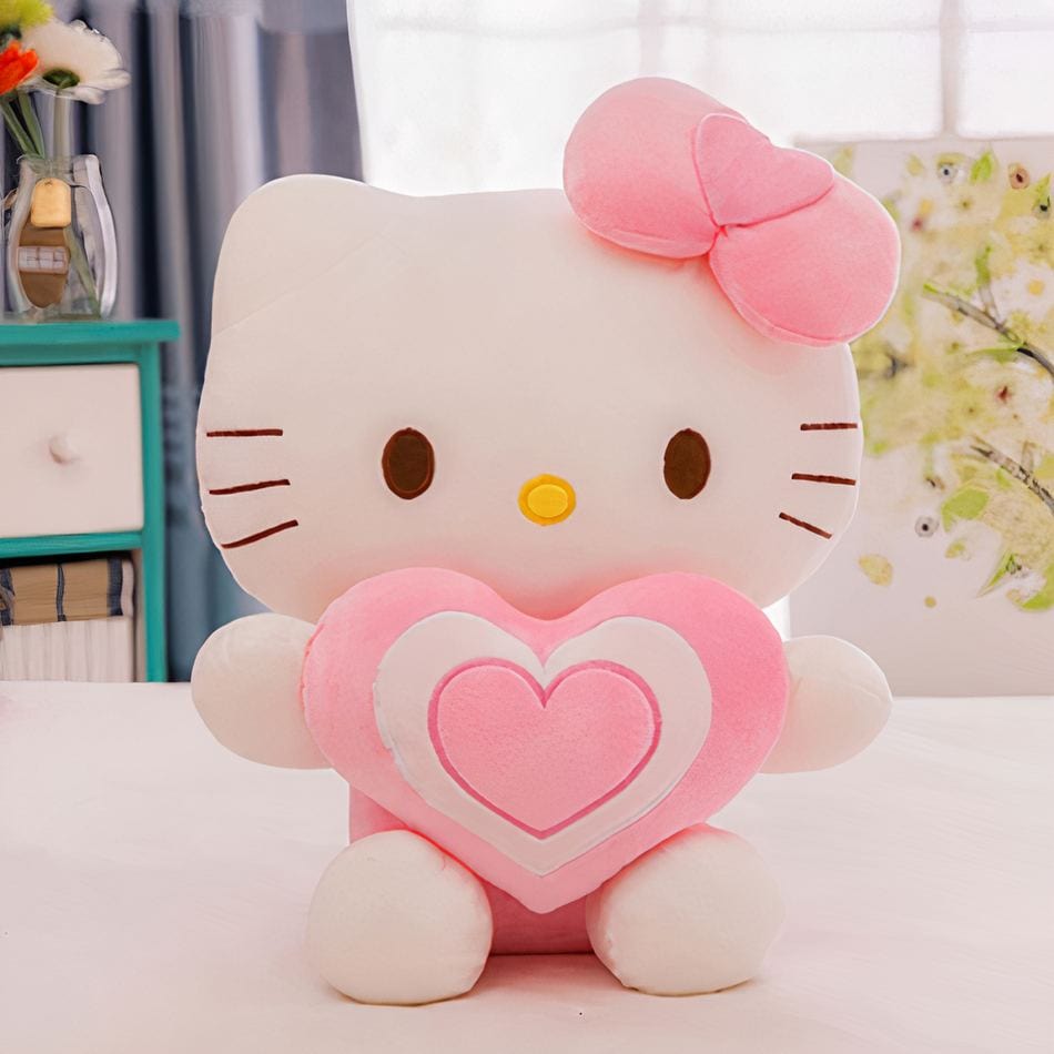 La Peluche Peluche Hello Kitty cœur