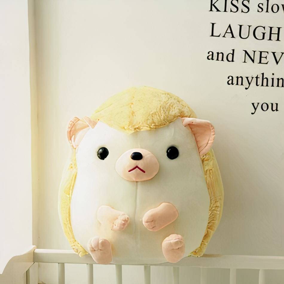 La Peluche Peluche hérisson adorable jaune