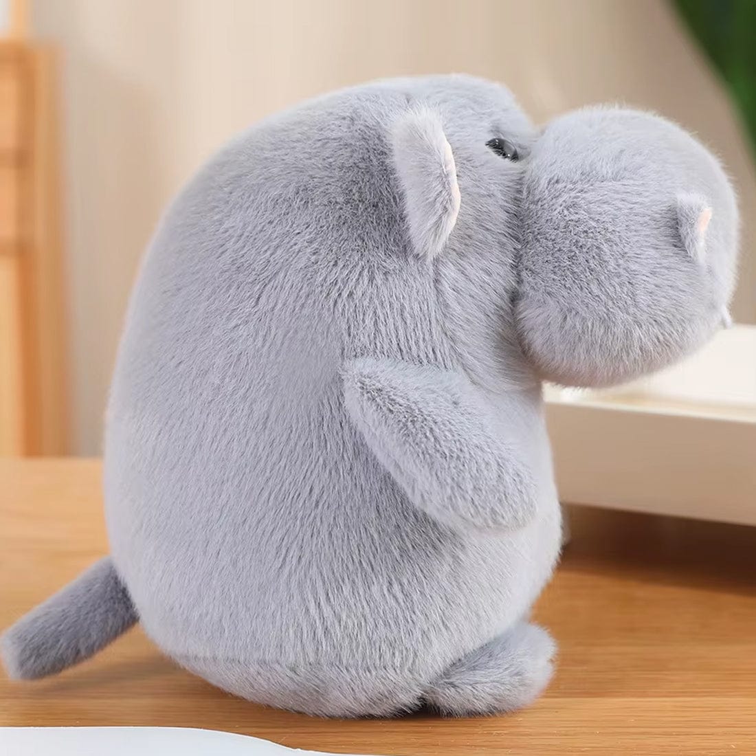 La Peluche Peluche hippopotame gris