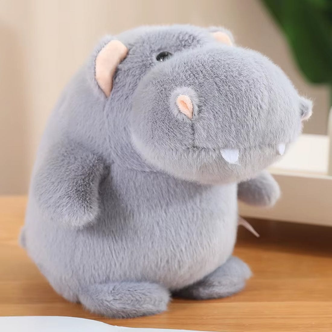 La Peluche Peluche hippopotame gris